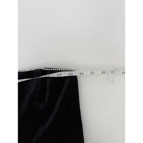 Meshki Elysia Rhinestone Black Strapless Mini Dress - Small - Picture 8 of 8